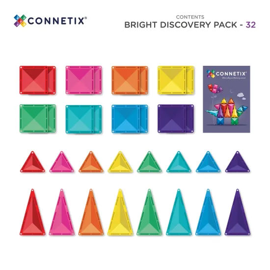 Magnetischer Konstruktionsbaukasten Bright Discovery Pack 32 Teile Magnetischer Konstruktionsbaukasten Bright Discovery Pack 32 Teile