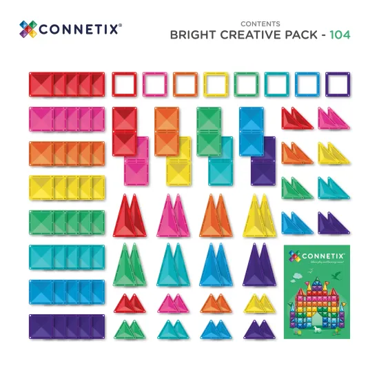 Magnetischer Konstruktionsbaukasten Bright Creative Pack 104 Teile Magnetischer Konstruktionsbaukasten Bright Creative Pack 104 Teile