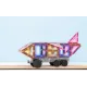 Magnetisches Konstruktionsset Pastel Transport Pack 50 Teile Magnetisches Konstruktionsset Pastel Transport Pack 50 Teile