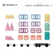 Magnetisches Konstruktionsset Pastel Transport Pack 50 Teile Magnetisches Konstruktionsset Pastel Transport Pack 50 Teile