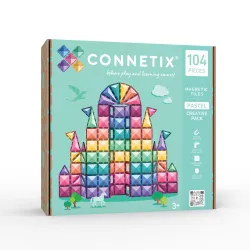 Magnetischer Konstruktionsbaukasten Pastel Creative Pack 104 Teile