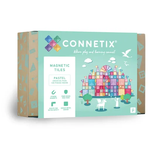 Connetix Magnetischer Bausatz Pastel Creative Pack 120 Teile Magnetischer Bausatz Pastel Creative Pack 120 Teile