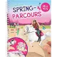 Kreativbuch Miss Melody Spring Parcours mit Reitern, Hindernissen und Reitplatz