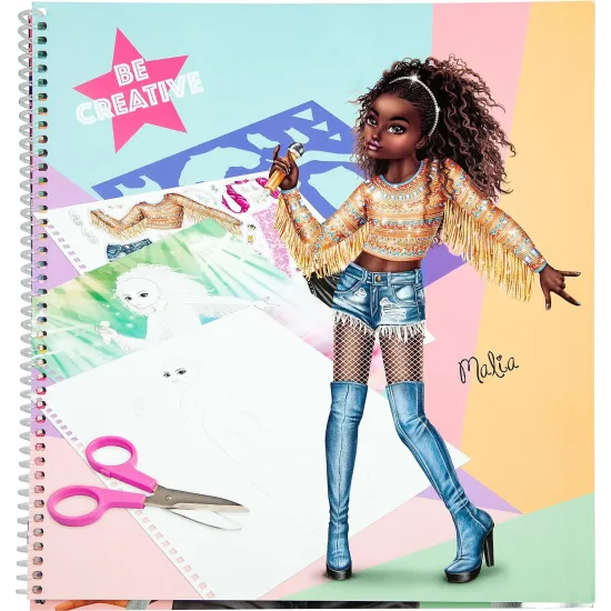 Kreativbuch Modedesigner Popstar TOPModel Depesche