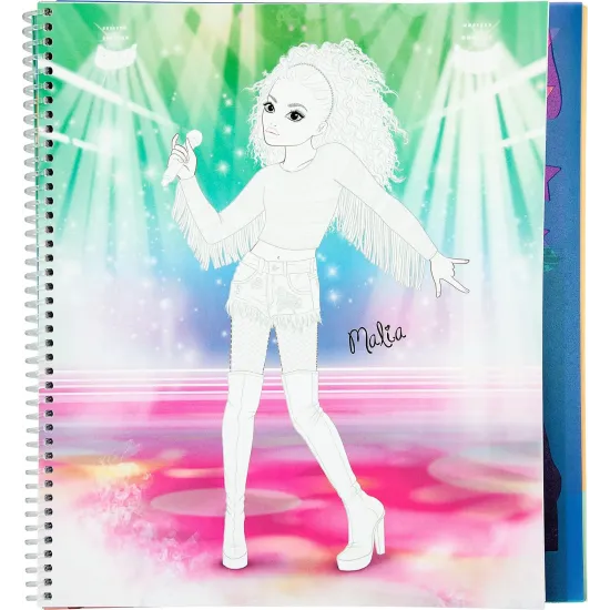 Kreativbuch Modedesigner Popstar TOPModel Depesche