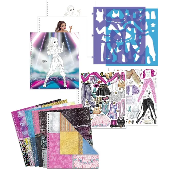 Kreativbuch Modedesigner Popstar TOPModel Depesche