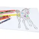 Malbuch Miss Melody Pferde und Muster Depesche