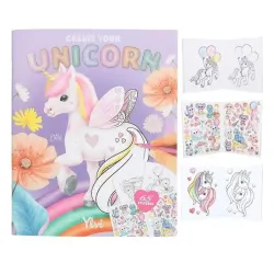 Kreativbuch mit Stickern Gestalte dein Einhorn