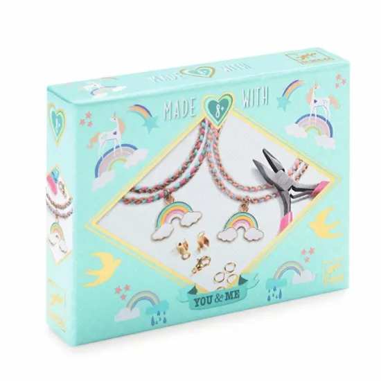 Regenbogen-Freundschaftsarmbänder basteln