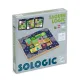 SOLOGIC Taquin Logikpuzzle von Djeco - 15-teiliges Holzschiebepuzzle zur Förderung von Logik und Konzentration.