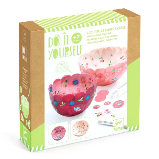 Bastelanleitung für Papierschalen