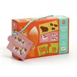 Puzzle Duo Baby-Tiere