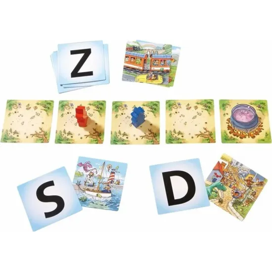 Pädagogisches Wort-Mini-Spiel ABC