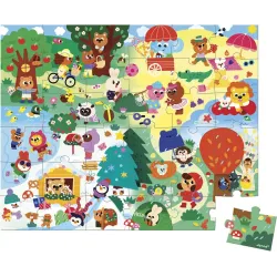Puzzle im Koffer Vier Jahreszeiten 36 Stück