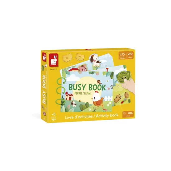 Interaktives Aktivitätsbuch Busy Book Bauernhof
