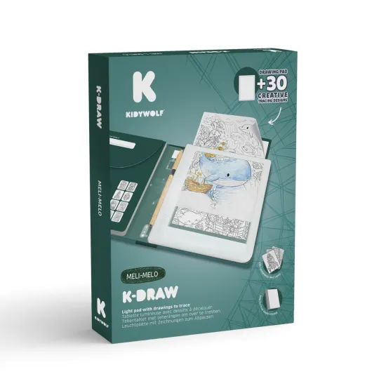 Beleuchtetes Zeichentablett Kidywolf Kidydraw Pad Meli-melo Beleuchtetes Zeichentablett Kidywolf Kidydraw Pad Meli-melo