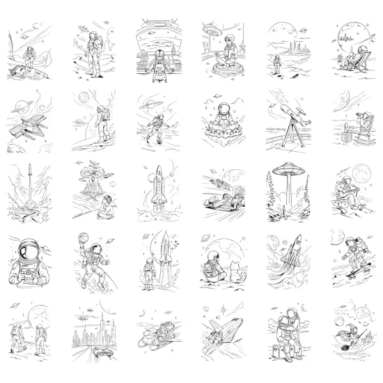 Nachfüllkarten Kidywolf Refill K-Draw Pad Galaxy Nachfüllkarten Kidywolf Refill K-Draw Pad Galaxy