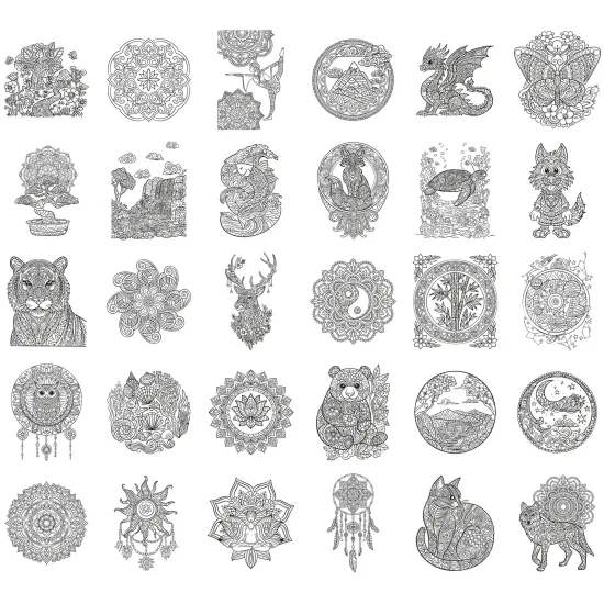 Nachfüllkarten Kidywolf Refill K-Draw Pad Zen