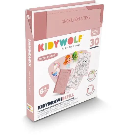 Nachfüllkarten Kidywolf Refill Kidydraw Pad Once upon a time (6+)