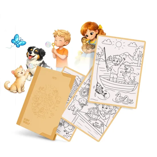 Nachfüllkarten Kidywolf Refill Kidydraw Pad Pets