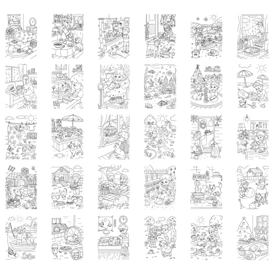 Nachfüllkarten Kidywolf Refill Kidydraw Pad Pets
