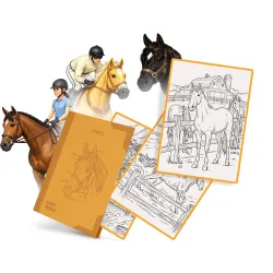 Nachfüllkarten Refill Kidydraw Pad Horses
