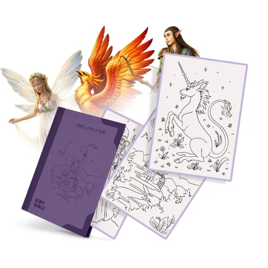 Nachfüllkarten Kidywolf Refill Kidydraw Pad Once upon a time (8+)