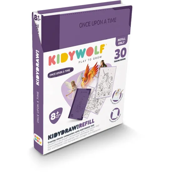 Nachfüllkarten Kidywolf Refill Kidydraw Pad Once upon a time (8+)