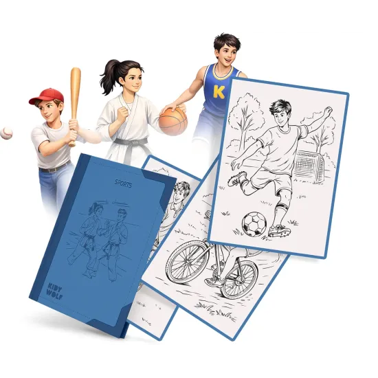 Nachfüllkarten Kidywolf Refill Kidydraw Pad Sports