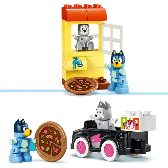 LEGO DUPLO 10469 Muffin, Bluey und der Pizzalieferdienst