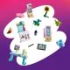 LEGO Friends 42697 Kreativer Koffer und Puppenhaus