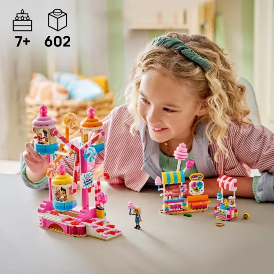 LEGO Friends 42700 Süßigkeiten- und Cupcake-Karussell