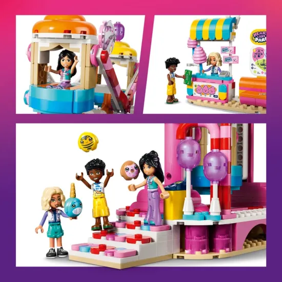 LEGO Friends 42700 Süßigkeiten- und Cupcake-Karussell