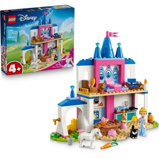 LEGO Disney 43283 Cinderellas Schloss mit Tieren