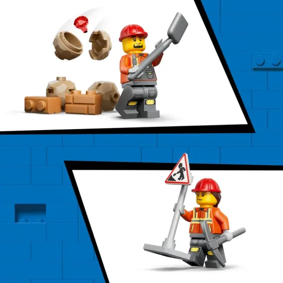 LEGO CITY 60480 Gelber Lader mit Bagger