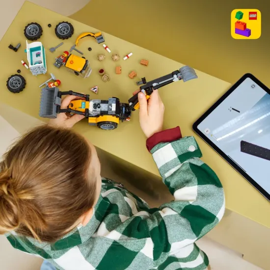 LEGO CITY 60480 Gelber Lader mit Bagger