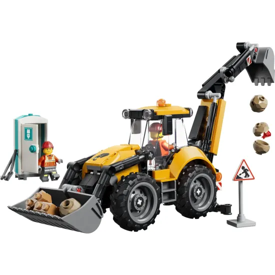 LEGO CITY 60480 Gelber Lader mit Bagger