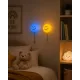 Kinder-Nachtlicht MOB Bubbly Light Smiley World blau Kinder-Nachtlicht MOB Bubbly Light Smiley World blau