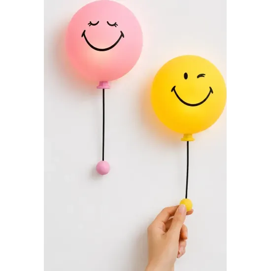 Kinder-Nachtlicht MOB Bubbly Light Smiley World rosa Kinder-Nachtlicht MOB Bubbly Light Smiley World rosa
