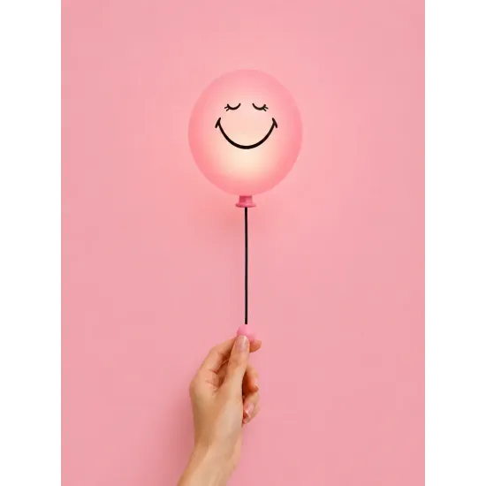 Kinder-Nachtlicht MOB Bubbly Light Smiley World rosa Kinder-Nachtlicht MOB Bubbly Light Smiley World rosa