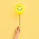 Kinder-Nachtlicht MOB Bubbly Light Smiley World gelb Kinder-Nachtlicht MOB Bubbly Light Smiley World gelb
