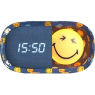 Kinderwecker mit Nachtlicht Dreamy Clock Smiley Blau