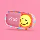 Kinderwecker mit Nachtlicht MOB Dreamy Clock Smiley rosa