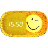 Kinderwecker mit Nachtlicht Dreamy Clock Smiley Gelb