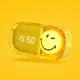 Kinderwecker mit Nachtlicht MOB Dreamy Clock Smiley gelb Kinderwecker mit Nachtlicht MOB Dreamy Clock Smiley gelb