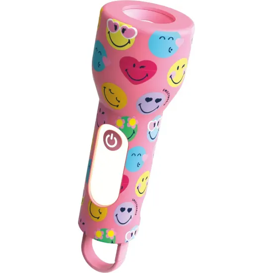 Kinder-Taschenlampe MOB Glowy Smiley Flashlight rosa