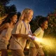 Kinder-Taschenlampe MOB Glowy Smiley Flashlight rosa