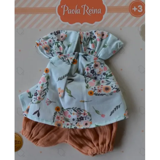 Paola Reina Kleidung für Puppe Roxana – geblümtes Kleid
