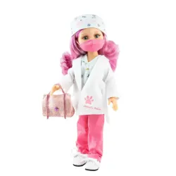 Tierärztin-Kostüm für Puppe 32 cm