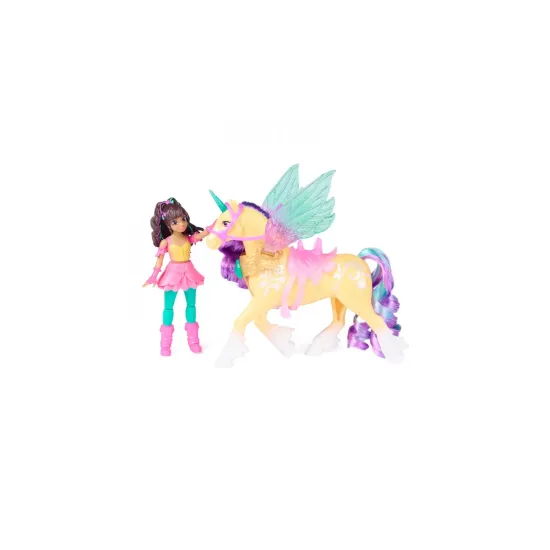 Spin Master Unicorn Academy Zauberflügel Leaf & Ava 11cm